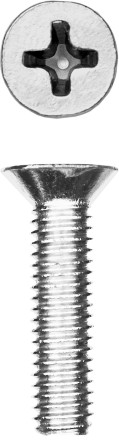 Винт DIN 965, M5 x 20 мм, 10 шт, кл. пр. 4.8, оцинкованный, ЗУБР 303116-05-020 купить в Нижневартовске