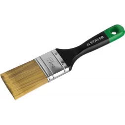 STAYER “KANEKARON-EURO”. Кисть плоская, искусственная щетина, деревянная ручка, 50мм 0106-050