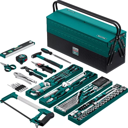 Универсальный набор инструмента в металлическом боксе, 152 предм. 27978-H152 купить в Нижневартовске