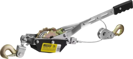 Лебедка STAYER "MAXPull" рычажная, тросовая, 1,5т/2,4м 880240 купить в Нижневартовске