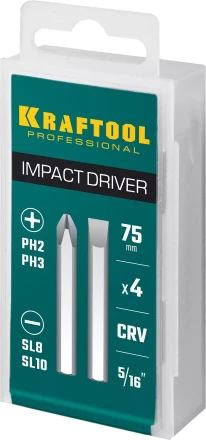Биты для ударно-поворотных отверток KRAFTOOL 25552 купить в Нижневартовске