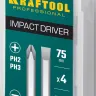 Биты для ударно-поворотных отверток KRAFTOOL 25552 купить в Нижневартовске