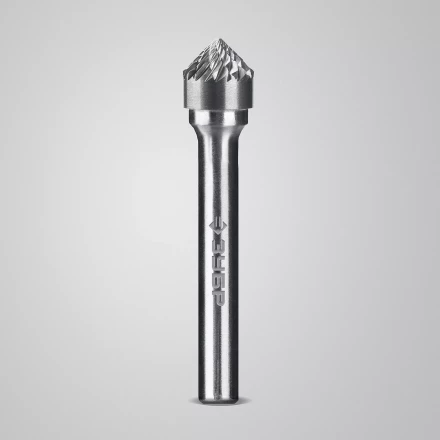 Зубр Твердосплавная борфреза K - зенкер с вершиной 90°, 10 х 5 мм (28809-10-5) купить в Нижневартовске