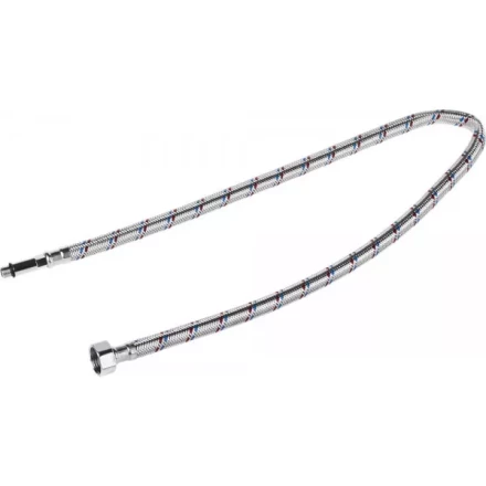 Подводка гибкая STAYER для воды, к смесителям, оплетка из нержавеющей стали, удлиненная, г/ш 1/2"-0,8м 51017-080 купить в Нижневартовске