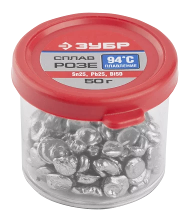 Сплавы РОЗЕ (Sn25Pb25Bi50) серия Без серии купить в Нижневартовске