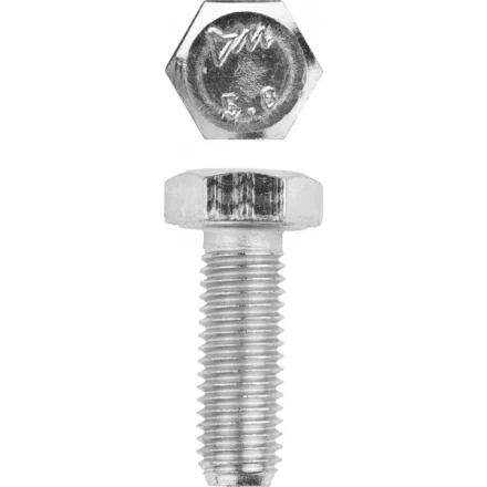 Болт ЗУБР "МАСТЕР" с шестигранной головкой, ГОСТ 7798-70, класс прочности 5.8, оцинкованный, M12x35мм, 5кг 303080-12-035 купить в Нижневартовске