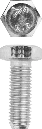 Болт ЗУБР "МАСТЕР" с шестигранной головкой, ГОСТ 7798-70, класс прочности 5.8, оцинкованный, M12x35мм, 5кг 303080-12-035 купить в Нижневартовске