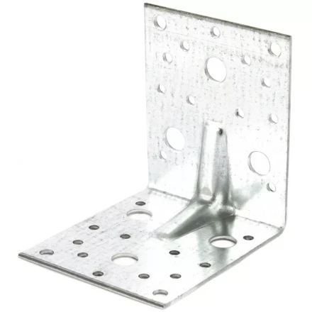 Крепежный уголок усиленный 2,5 мм KUU 105 x 105 x 90 мм Россия Сибртех 464133 купить в Нижневартовске