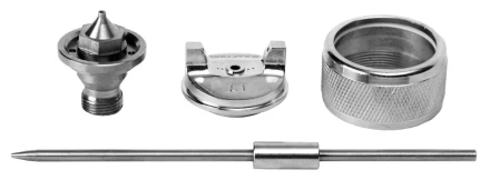 Комплект сменный к краскораспылителям серии "EXPERT QUALITAT", арт. 06567: дюза, воздуш. головка, игла, 1,7 мм 06567-S-1.7 купить в Нижневартовске