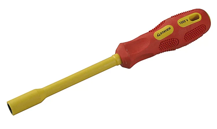 Отвертка STAYER "INSULATED" MAX-GRIP диэлектрич, Cr-V, HEX 5x125мм 25829-05-125 G купить в Нижневартовске