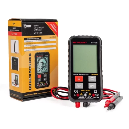Мультиметр цифровой КВТ SMART KT 112В с True RMS (86326) купить в Нижневартовске