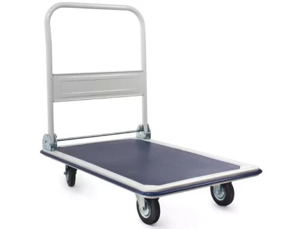 Тележка платформенная 300 кг TOR PH300 (820х575) со складной ручкой (резиновые колеса 125 мм) 130031 купить в Нижневартовске