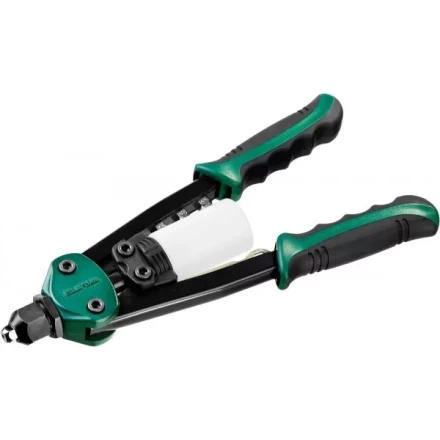 Заклепочник двуручный силовой компактный, KRAFTOOL "MaxKraft-48" 31161, для заклёпок d=2,4-4,8 мм из Al, стали, нерж стали, усил литой корпус 31161 купить в Нижневартовске