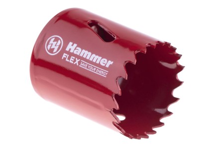 Коронка биметаллическая HAMMER Ф38х38мм 5/8&quot; BiMETALL (224-008) купить в Нижневартовске