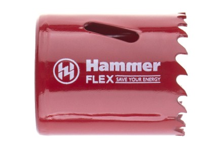 Коронка биметаллическая HAMMER Ф38х38мм 5/8&quot; BiMETALL (224-008) купить в Нижневартовске