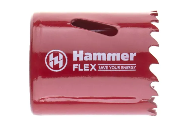 Коронка биметаллическая HAMMER Ф38х38мм 5/8" BiMETALL (224-008) купить в Нижневартовске