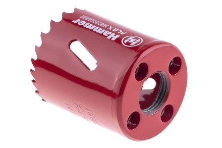 Коронка биметаллическая HAMMER Ф38х38мм 5/8&quot; BiMETALL (224-008) купить в Нижневартовске