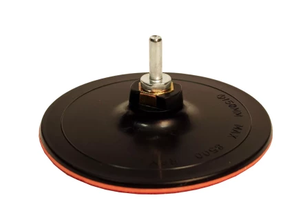 Тарелка опорная Ф 150 мм М14 для УШМ липучая основа жесткая адаптер 51546 купить в Нижневартовске