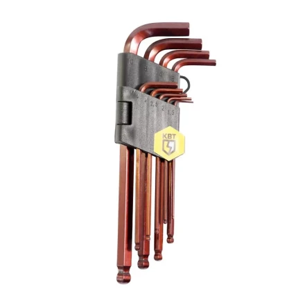 Набор ключей шестигранных с шаром КВТ купить в Нижневартовске