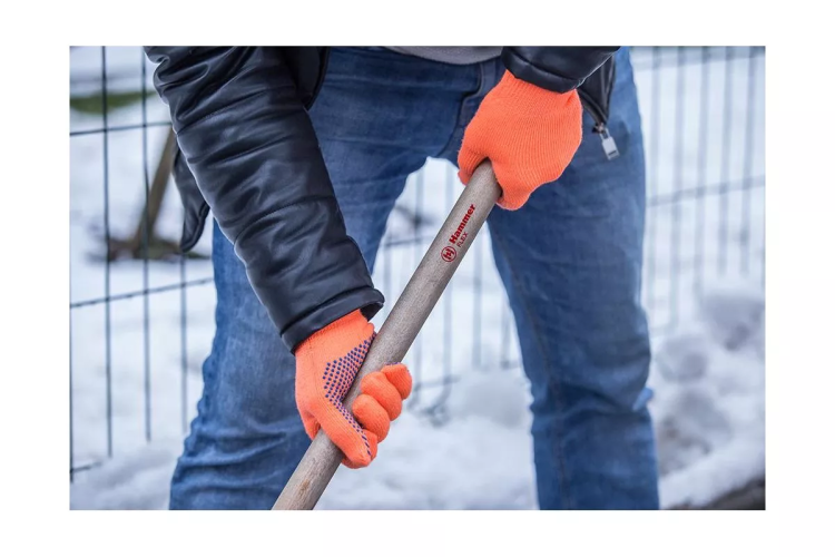 Утепленные перчатки с точечным ПВХ покрытием HAMMER 230-027 купить в Нижневартовске