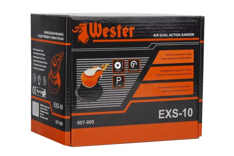 Шлифмашинка орбитальная пневматическая WESTER EXS-10 купить в Нижневартовске