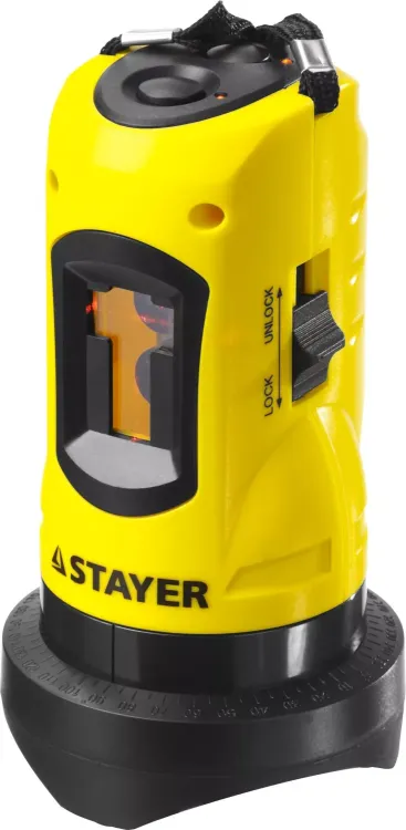 Нивелир лазерный линейный SLL-1, STAYER 34960, дальность 10м, точн. +/-0,5 мм/м 34960 купить в Нижневартовске