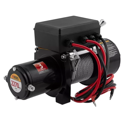 Лебедка автомобильная электрическая Denzel 52022 LB-2200, 2.2 т, 3.3 кВт, 12 В купить в Нижневартовске