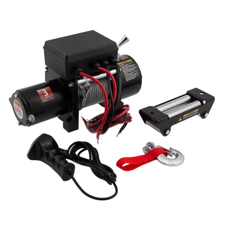 Лебедка автомобильная электрическая Denzel 52022 LB-2200, 2.2 т, 3.3 кВт, 12 В купить в Нижневартовске