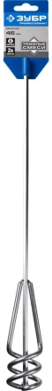 ЗУБР "ПРОФЕССИОНАЛ". Миксер для песчано-гравийных смесей, шестигранный хвостовик, оцинкованный, на подвеске, 40х400 мм 06033-04-40_z02 купить в Нижневартовске