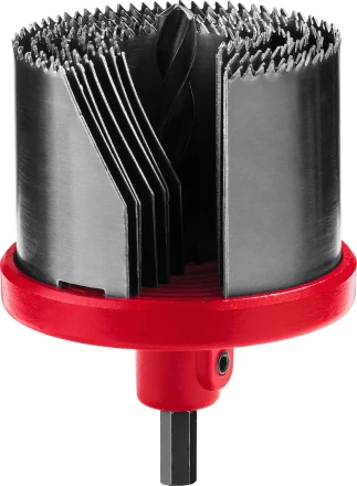 Пила сегментная наборная ЗУБР "МАСТЕР" по дереву, 7 полотен: 26-32-38-45-50-56-63х42 мм 29593-H7-42 купить в Нижневартовске