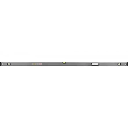 Уровень STAYER "PROFESSIONAL" "BlackMax" коробчатый усиленный с ручками, утолщенный особопроч профиль, 0,5мм/м, 3 ампулы, 200см 3475-200 купить в Нижневартовске