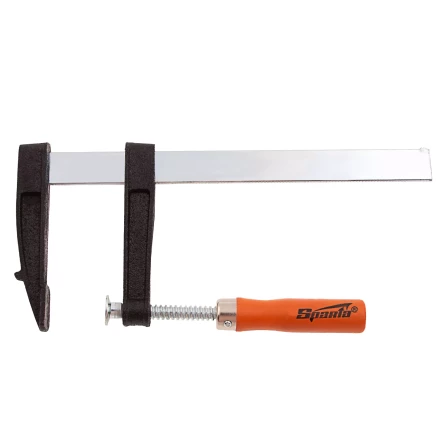 Струбцина F-образная Sparta, 200 х 80 х 260 мм, 204275 купить в Нижневартовске