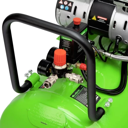 Компрессор безмаслянный малошумный Сибртех МБ 2250/100, 2250 Вт, 100л, 400 л/мин купить в Нижневартовске