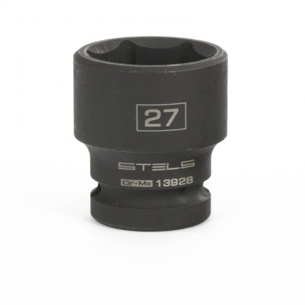 Головка ударная шестигранная 27 мм 1/2&quot; CrMo  Stels 13928 купить в Нижневартовске