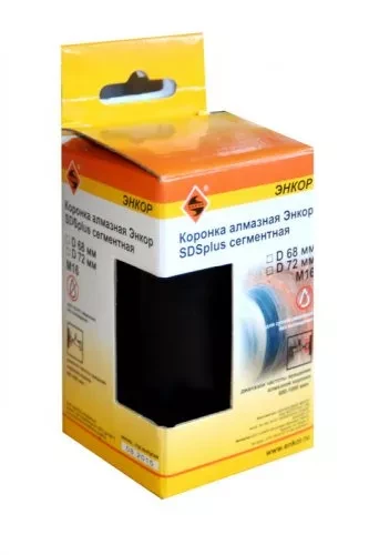 Коронка алмазная SDSplus ф72 мм м16 Энкор 48282 купить в Нижневартовске