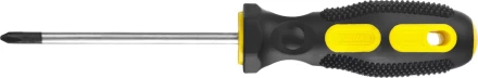 Отвертка STAYER "MASTER", двухкомпонентная рукоятка, магнитный наконечник, PH1x100мм 2510-1-10_z01 купить в Нижневартовске