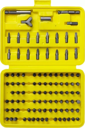 Набор STAYER "MASTER" "SUPER UNIVERSAL": Биты, полный ассортимент стандартных и специальных шлицов, адаптеры, Cr-V, 100 предметов, в боксе 2604-H100 купить в Нижневартовске