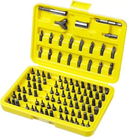 Набор STAYER "MASTER" "SUPER UNIVERSAL": Биты, полный ассортимент стандартных и специальных шлицов, адаптеры, Cr-V, 100 предметов, в боксе 2604-H100 купить в Нижневартовске