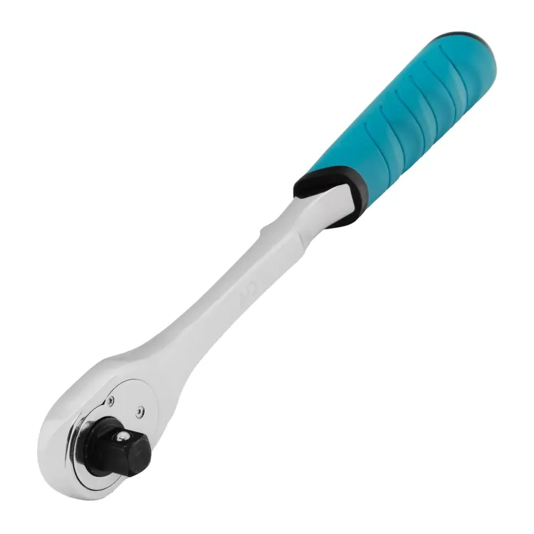 Ключ-трещотка 1/2" Gross 14055, CrV, 90 зубьев, усиленный, хром купить в Нижневартовске