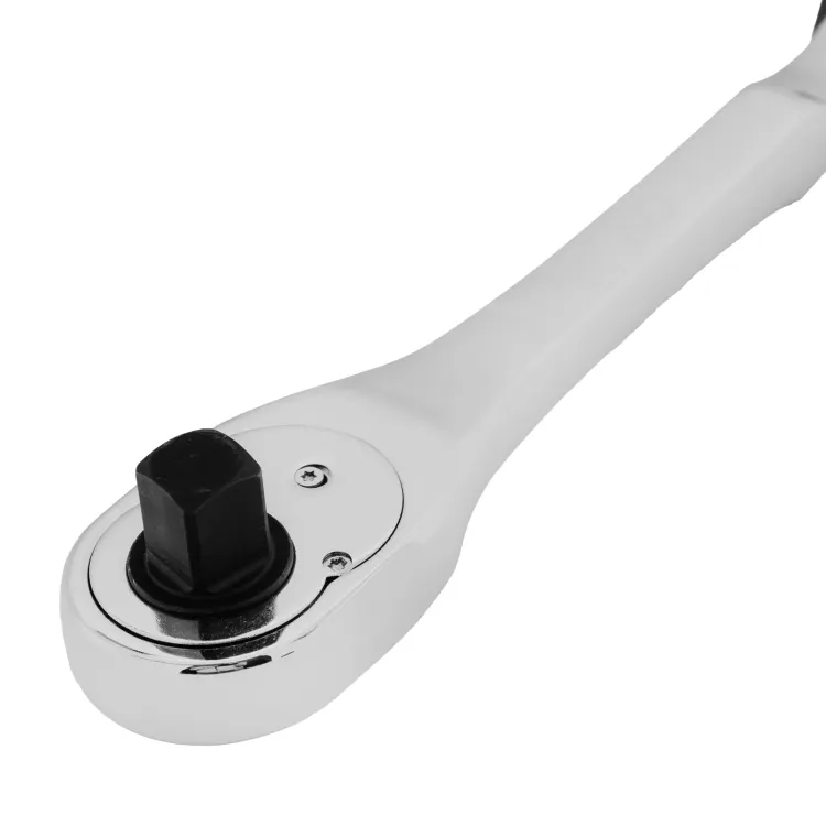 Ключ-трещотка 1/2" Gross 14055, CrV, 90 зубьев, усиленный, хром купить в Нижневартовске