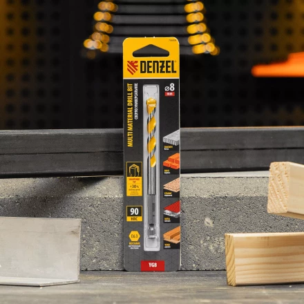 Сверло универсальное, Multi cut, 8 мм Denzel 706008 купить в Нижневартовске