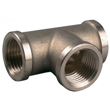 Тройник GENERAL FITTINGS латунь, г/г/г, 1&quot; 51055-1 купить в Нижневартовске