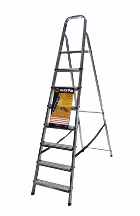 Стремянка алюминиевая СА 1х8 Вихрь купить в Нижневартовске