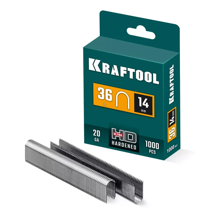 Скобы кабельные, тип 36 (L) калибр 20GA 31636-14 купить в Нижневартовске