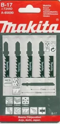 Пилки для лобзика Makita B-17 A-85690 купить в Нижневартовске