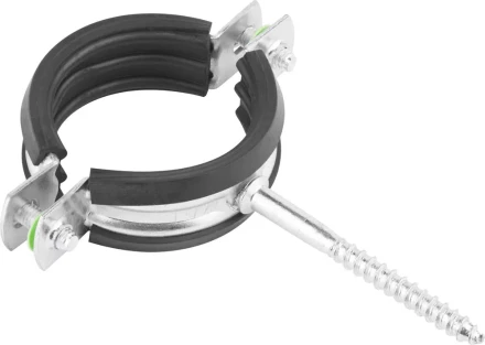 ЗУБР. Хомут трубный оцинкованный, с шурупом, 1 1/2", 50шт 37854-48-53-50 купить в Нижневартовске