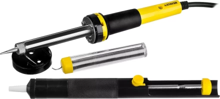 Набор STAYER "PROFI" для паяльных работ, 55300 +шприц + подставка + припой, 40 Вт 55316-40-H4 купить в Нижневартовске