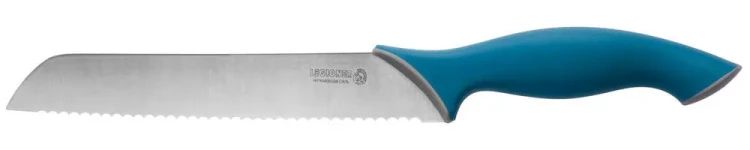 Нож LEGIONER "ITALICA" хлебный, эргономичная рукоятка, лезвие из нержавеющей стали, 200мм 47962 купить в Нижневартовске