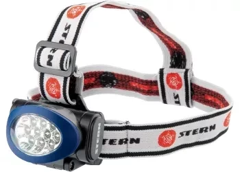 Фонарь наголовный, светодиодный. 3 режима, 10Led, 3хААА, Stern 90562 купить в Нижневартовске