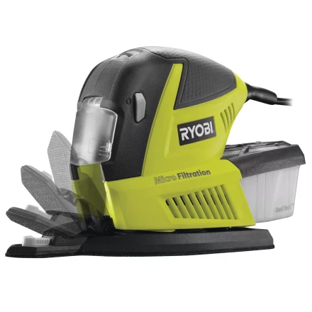 Ryobi Универсальная шлифмашина 180W  30x шлифлистов RMS180-SA30 купить в Нижневартовске